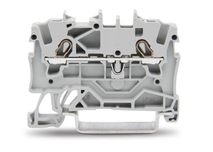 Wago 2001-1201 1.5 (2.5) qmm 2 conductor feed-through terminal