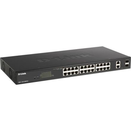 D-Link DGS-1100-26MPV2/E 26-Port Layer2 PoE+ Gigabit Smart Managed Smart Gigabit Switch
