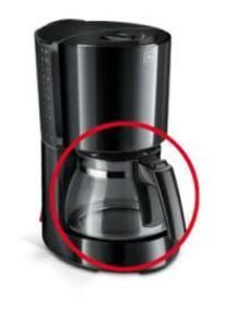 Melitta glass jug black ENJOY