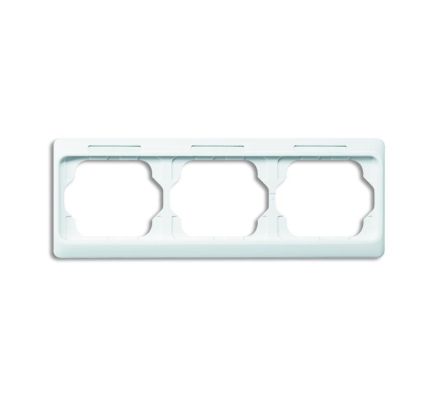 Busch-Jaeger 1723 NSKA-24G cover frame, 3-way frame studio white high gloss