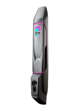 RITTAL 8618251 for profile half cylinder RAL 9005 comfort handle