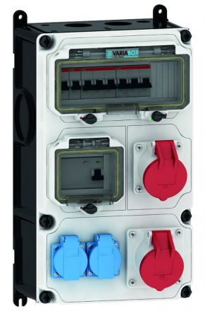 Bals 89075 Variabox L IP44 housing: high-quality socket combination