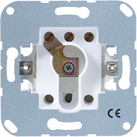 Jung 106.15 key switch without dismantling protection, 16 AX 250 V ~, universal off-changeover switch, 1-pole, without claws