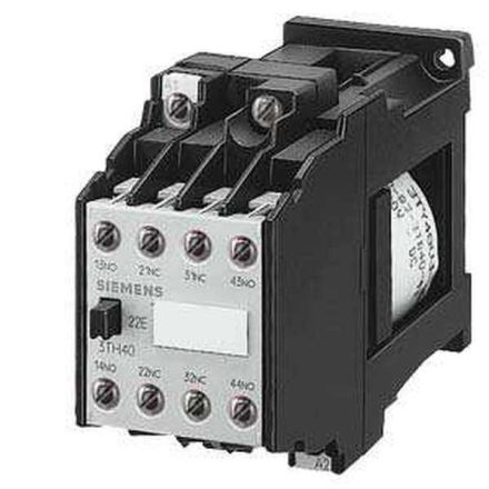 Siemens 3TH4253-5KB4 auxiliary contactor DC 24V screw connection