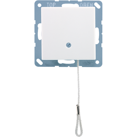 Jung A506BFNUZWW pull-to-change switch, AS/A series, alpine white