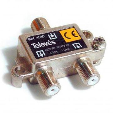 Televes VT24D BK-VT 2-way 5-1218MHz VD 4dB