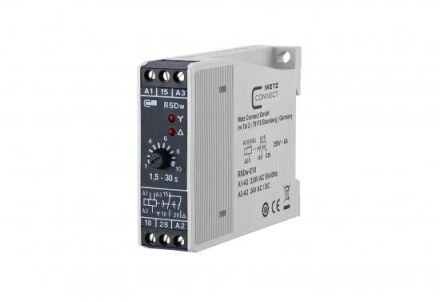 METZ CONNECT RSDW-E10 230VAC/24VUC 1.5- 30s Relay, 11016141280417