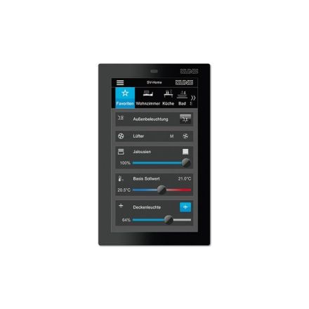JUNG SC5SW Smart Control | black | 5 inch