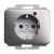 Busch-Jaeger 2310 EUGL/VA-20-11 Busch-Protector® SCHUKO® socket insert, with surge protection platinum