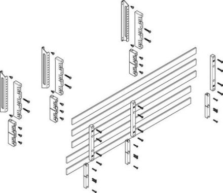 ABN deep 60mm with CU 30x5mm 5-pole 32mm busbar module (MTSC33645)