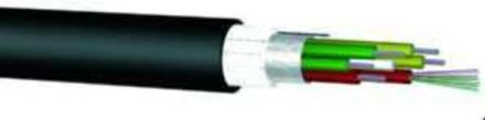 Draka Comteq A-DQ(ZN)B2Y 4x12E 9/125 fiber optic outdoor cable / rodent protection