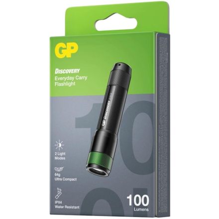 GP DISFLC31XBK479 flashlight C31X 100lm 75m,IPX4,incl.batteries