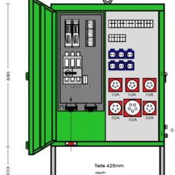 Elektra Tailfingen V 100N/A/6321-3 distribution cabinet
