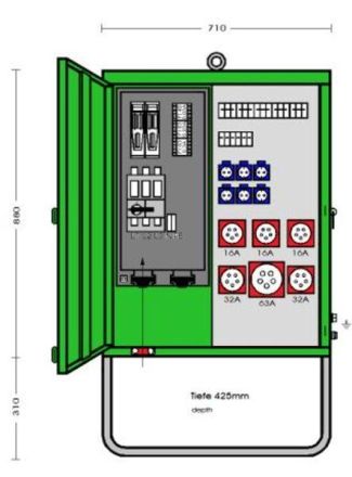 Elektra Tailfingen V 100N/A/6321-3 distribution cabinet