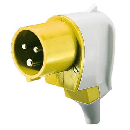 Mennekes 1410 16A 3-pole 4h 110V IP44 angle plug