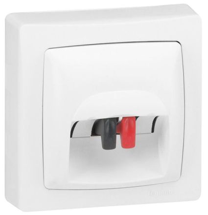 Legrand 086039 loudspeaker socket AP, (white)