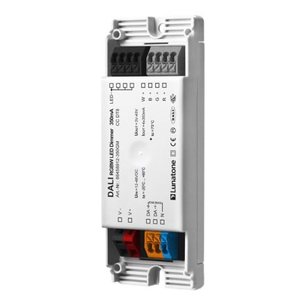 LUNATONE 86458912-350GM DALI LED power supply CC DE, according to - | 4x350 mA CC DT8 RGBW common negative