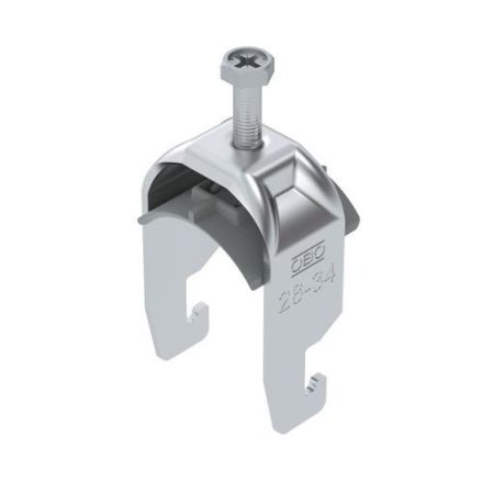 OBO Bettermann 1186929 2056 BS-U1-K-34 ALU 28-34mm aluminum clamp