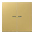 JUNG ME10921STRFC KNX-RF button LS | 2-fold | brass classic