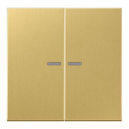JUNG ME10921STRFC KNX-RF button LS | 2-fold | brass classic