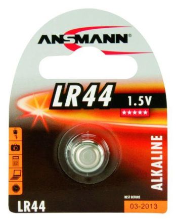 Hückmann 116031 Ansmann LR44 alkaline button cell