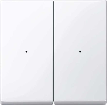MERTEN 619225 rocker for KNX button system M | 2-way | active white glossy