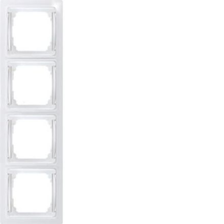 Eltako 30055755 R4UE55-pm E-Design55 polar white matt cover frame