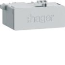 Hager ZZ45WAN2PP RJ45 Patch/Patch 180° CAT6A socket