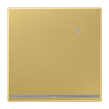 Jung ME1539-OCLNW LED orientation light with integrated brightness sensor, thermoplastic painted, LS series, brass classic