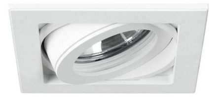 Brumberg 36357070 230V AC GU10 50W white recessed ceiling spotlight