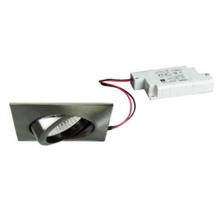 Brumberg 39374153 LED recessed spotlight 230V dim2war nickel matt