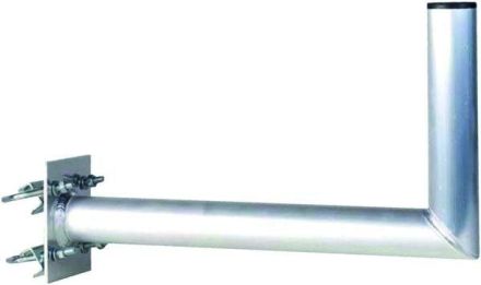 Telestar 5400448 WHS 5 for M. or railing 45cm distance aluminum angle bracket