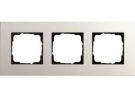Gira 0213220 3-way cover frame Gira Esprit Lin.Mplx.Light grey
