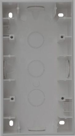 Kopp 374834001 HK07 2-way grey matt surface-mounted housing