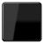 JUNG CD101SW KNX rocker F10 series CD | 1-fold | black