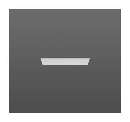 RZB 982315.002 237x237x4 for fabric shade cover plate
