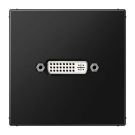 Jung MALS1193SWM Multimedia connection system DVI, LS series, graphite black matt
