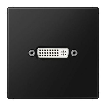 Jung MALS1193SWM Multimedia connection system DVI, LS series, graphite black matt