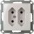 ELSO ELG275914 socket double Europe 16A JOY pure white