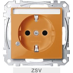 MERTEN MEG2303-0302 SCHUKO socket orange System M