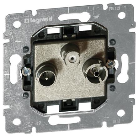 Legrand 775789 antenna socket TV-Radio-SAT single socket