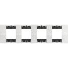 Bticino KA4802M4MW LivingNow cover frame