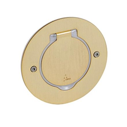 Legrand 89711 cover set 1x2Mod Inox bronze round, (Bronze)