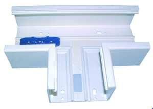 PROTEC.class 05101344 Cable duct BR T-piece PBRT 130 130mm light grey
