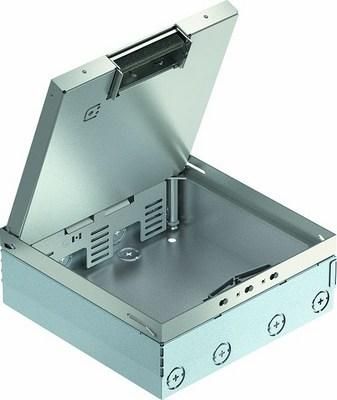 OBO Bettermann UDHOME9 2V empty stainless steel floor tank complete, 7427324