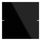 GIRA 502105 rocker set for touch sensor 4 | 1-way | black glass