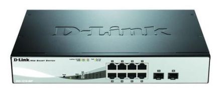 D-Link DGS-1210-08P/E 8-Port PoE Smart Switch