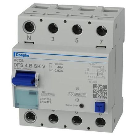Doepke 09134984 DFS4 040-4/0,03-B SK V500 residual current circuit breaker