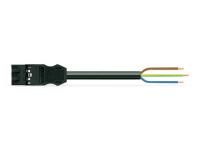 Wago 771-9993/207-501 3x1.5mm², St, 5m, black connection cable