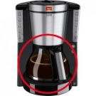 Melitta glass jug Look Deluxe black-stainless steel